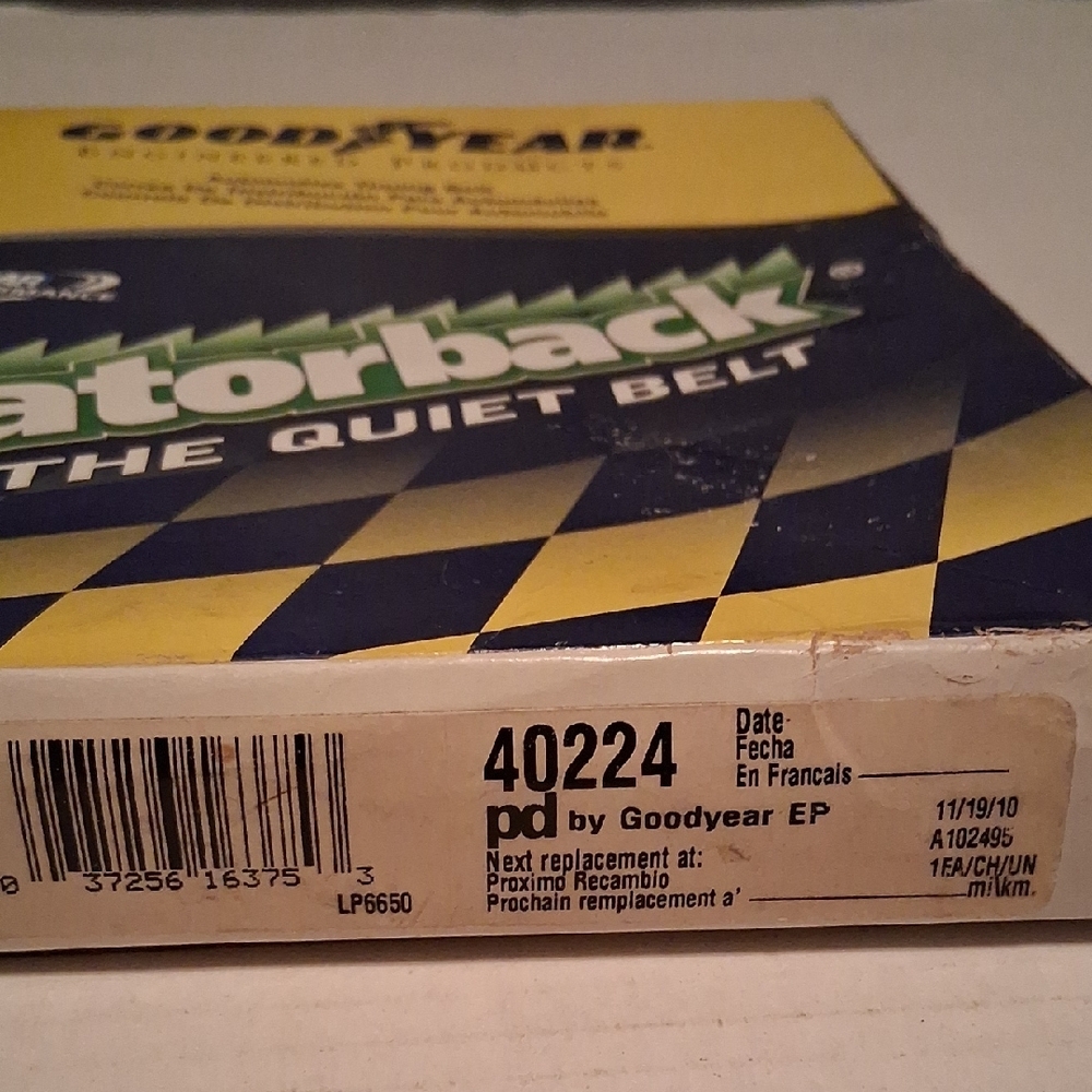 Goodyear Gatorback Automotive Timing Belt